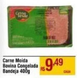 Max Atacadista Carne Moida Bovina Congelada bandeja 400g oferta