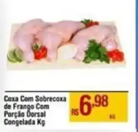 Coxa com Sobrecoxa de frango com Porção Dorsal cong. 1kg