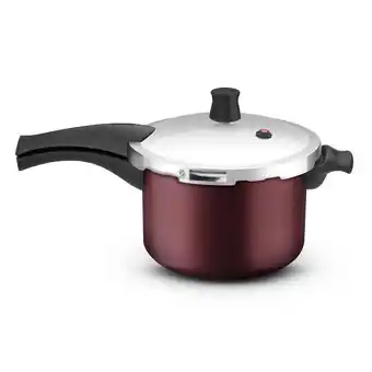 Casa e Vídeo Panela pressão 4.5l rochedo fechamento externo pratic grená oferta
