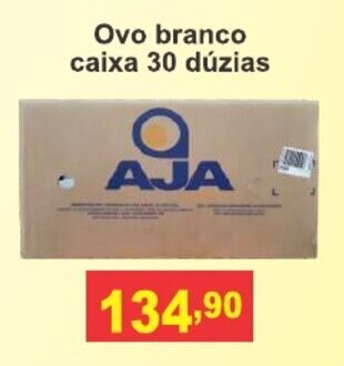Calvo Atacadista Ovo Branco caixa 30 duzias oferta