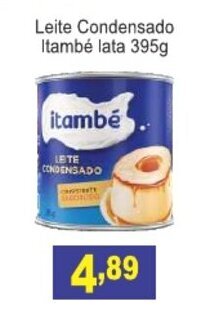 Calvo Atacadista Leite Condensado Itambe lata 395g oferta
