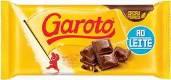 Choc barra garoto 90g ao leite
