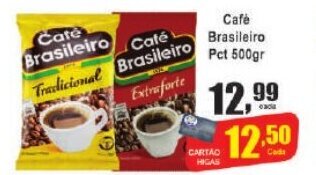 Higa's Supermercado Café Brasileiro pct 500g oferta