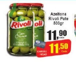 Higa's Supermercado Azeitona Rivoli pote 500g oferta