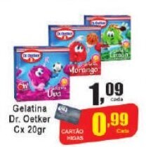 Higa's Supermercado Gelatina Dr.Oetker cx. 20g oferta