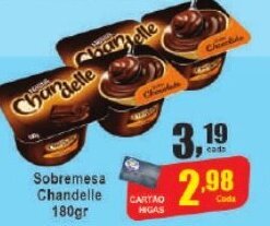 Higa's Supermercado Sobremesa Chandelle 180g oferta