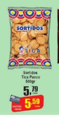 Higa's Supermercado Sortidos Tica Panco 500g oferta