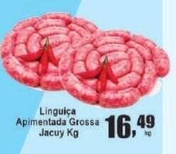 Higa's Supermercado Linguiça Apimentada Grossa Jacuy 1kg oferta