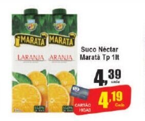 Higa's Supermercado Suco Néctar Maratá Tp 1L oferta