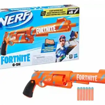 Lanca dardos nerf fortnite 6 sh f2684 hasbro