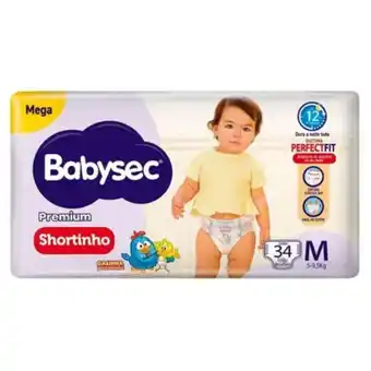Supermercados Mateus Fralda descartável shortinho tamanho m 34x1 oferta