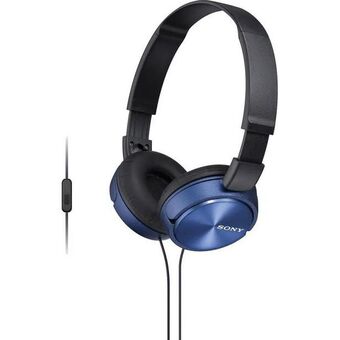Headphone sony mdr-zx310ap com fio microfone integrado dobrável