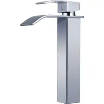 Torneira para banheiro cascata misturador monocomando  alta paraná pingoo.casa - cromada