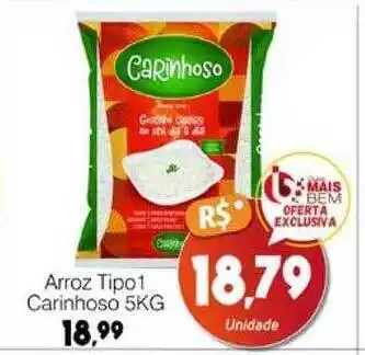 Supermercado Bem Barato Arroz tipo 1 carinhoso 5kg oferta