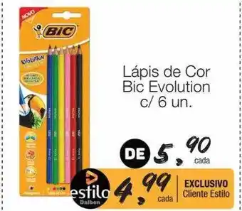 Lápis de cor bic evolution