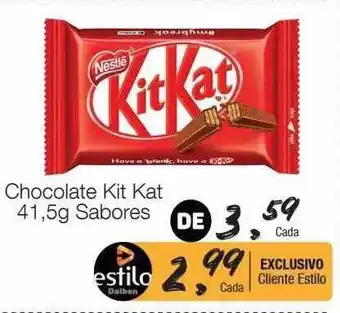 Supermercado Dalben Chocolate kit kat oferta