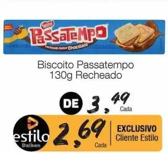 Supermercado Dalben Biscoito passatempo oferta