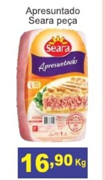 Calvo Atacadista Apresuntado Seara peca 1kg oferta