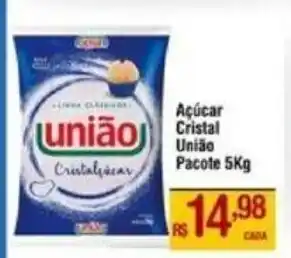 Açúcar Cristal União pacote 5kg