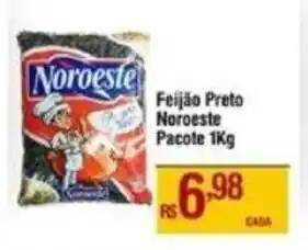 Feijão Preto Noroeste pacote 1kg