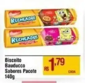 Max Atacadista Biscoito Bauducco Sabores pacote 140g oferta