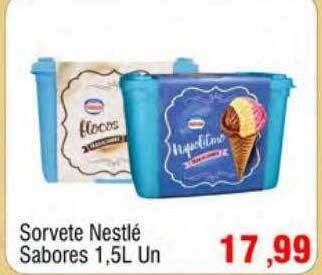 Sorvete nestlé sabores