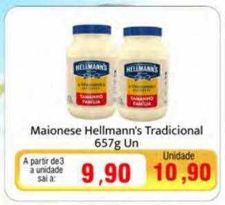 Spani Atacadista Maionese hellmann's tradicional oferta