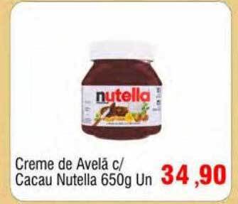 Spani Atacadista Creme de avelã c cacau nutella oferta