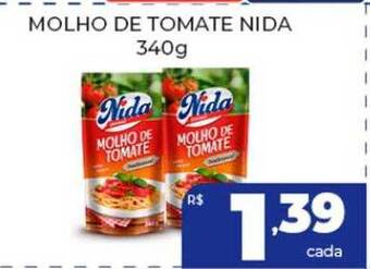 Supermercados Avenida Molho de tomate nida oferta
