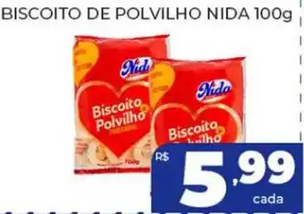 Supermercados Avenida Biscoito de polvilho nida oferta