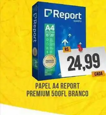 Papel a4 report premium branco