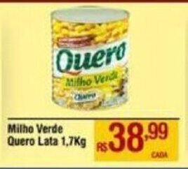Milho Verde Quero Lata 1.7kg