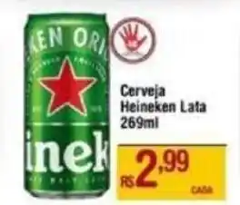 Max Atacadista Cerveja Heineken lata 269ml oferta