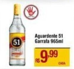 Max Atacadista Aguardente 51 Garrafa 965ml oferta
