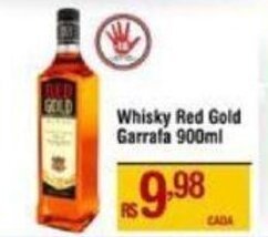 Whisky Red Gold Garrafa 900ml