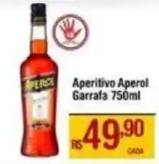 Max Atacadista Aperitivo Aperol garrafa 750ml oferta
