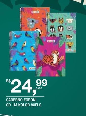 Cadernos foroni 80f