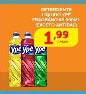 Roldão Detergente líquido ypê fragrâncias 500ml (exceto antibac) oferta