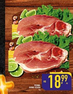 Mercantil Rodrigues Pernil suino seara oferta