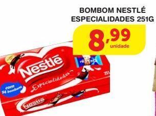 Roldão Bombom nestlé especialidades 251g oferta