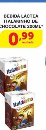 Roldão Bebida láctea italakinho de chocolate 200ml* oferta