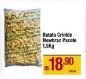 Max Atacadista Batata Crinkle Newbraz 1.5kg oferta