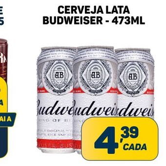 Dom Atacadista Cerveja lata budweiser oferta