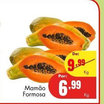 Barbosa Supermercados Mamão formosa oferta