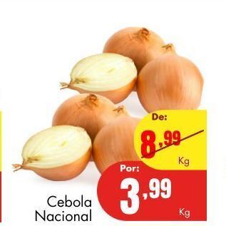 Barbosa Supermercados Cebola nacional oferta