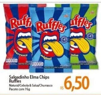 Atacadão Salgadinho Elma Chips Ruffles 76g oferta