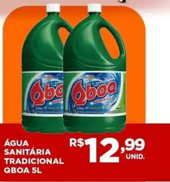 Tatico Água Sanitária Tradicional Qboa 5L oferta