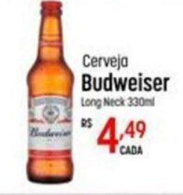 Cerveja Budweiser long neck 330ml