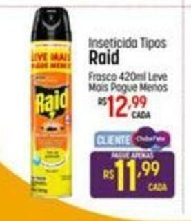 Muffato Inseticida Tipos Raid 420ml oferta