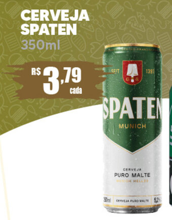 Supermercado Precito Cerveja Spaten 350ml oferta